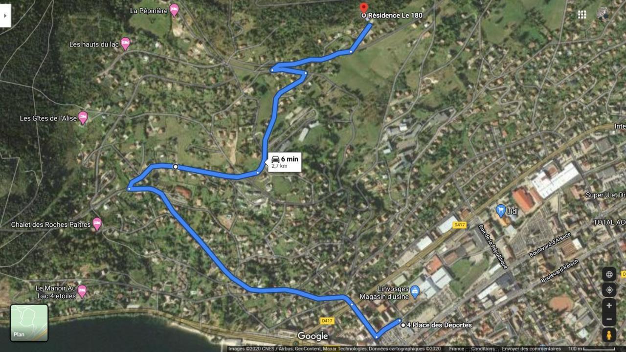 Le Lougo Apartment Gerardmer Ngoại thất bức ảnh